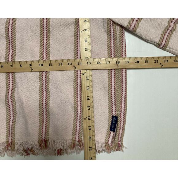 Señor Lopez Pullover Sweater Hoodie Medium Women's Pink Knit Frayed Hem - Picture 4 of 6